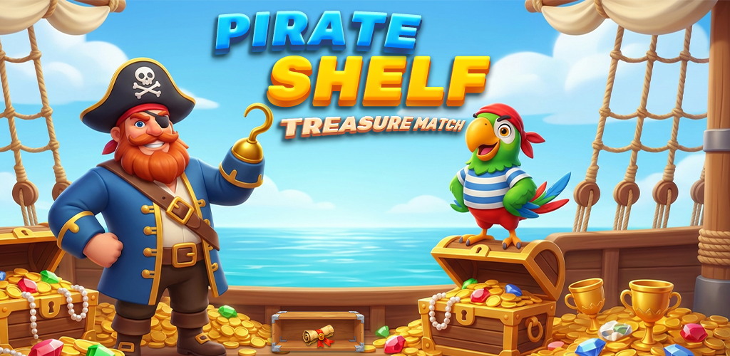 Pirate Shelf Treasure Match gameplay